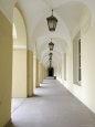 Courtyard Cloisters in the University, Vilnius, Lithuania, Baltic States