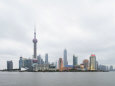 Pudong District and the Oriental Pearl Tower, Shanghai, China Photographie par Angelo Cavalli