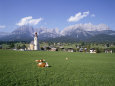 Going and Kaiser Mountains, Tirol Tyrol, Austria