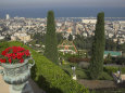 Elevated View of City Including Bahai Shrine and Gardens, Haifa, Israel, Middle East