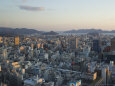 Panoramic City View, Hiroshima City, Western Japan