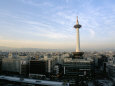 Kyoto Tower and City Skyline, Kyoto, Japan