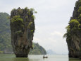 View of Koh Ping-Gan from Koh Ta Poo, Known as James Bond Island, Phang-Nga Bay, Thailand