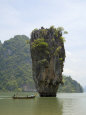 View of Koh Ping-Gan from Koh Ta Poo, Known as James Bond Island, Phang-Nga Bay, Thailand