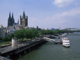 River Rhine, Cologne, North Rhine Westphalia, Germany