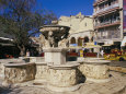 Morosini Fountain on Plateia Venizelou, Iraklion Heraklion, Island of Crete, Greece