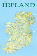 Map Of Ireland Poster