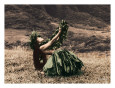 Offering to Pele, Hawaiian Hula Dancer Kunstdruck von Alan Houghton
