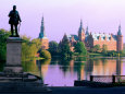 Frederiksborg Slot Across Slotso Lake, Hillerod, Frederiksborg, Denmark