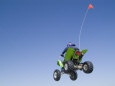 Airborne Atv Rider, Pismo Beach, California Lámina fotográfica por Brent Winebrenner