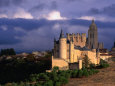 Alcazar on Stormy Day, Segovia, Castilla-Y Leon, Spain Photographie par John Banagan