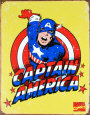 Captain America Cartel de chapa