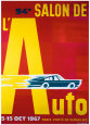 54e Salon de l'Automobile Lámina giclée por Pierre Fix-Masseau