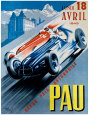 Grand Prix Automobile de Pau, 1949 reproduction procédé giclée par Andre Bermond