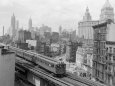 Third Avenue EL, New York, New York Photographic Print by John Lindsay