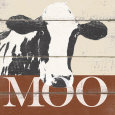Moo Reproduction d'art par Krissi