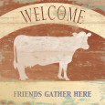Friends Gather Here Kunstdruk van Krissi