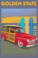 Golden State Art Print by David Grandin