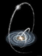 Three Newly-Discovered Streams Arcing High over the Milky Way Galaxy Photographie par Stocktrek Images