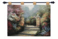 Victorian Garden Wall Tapestry by Thomas Kinkade