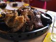 Barbecue in La Estacada on the Waterside, Montevideo, Uruguay