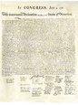 American Declaration of Independence, c.1776 Lámina giclée
