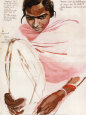 Pushpa, Adolescente a Phalodi Art Print by Titouan Lamazou