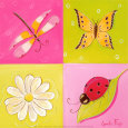 Le Jardin de Libellule II Reproduction d'art par Lynda Fays