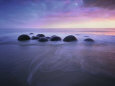 Moeraki Boulders Reproduction d'art par Popp-hackner
