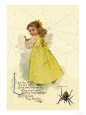 Little Miss Muffett Premium Poster par Maud Humphrey