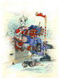 Hockey - art Affiches