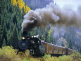 Steam Train, Durango & Silverton Railroad, Silverton, Colorado, USA Lámina fotográfica por Jean Brooks