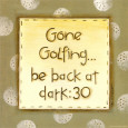 Parti au golf Reproduction d'art par Karen Tribett