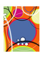 3 of 6 Abstract Art Retro Funk reproduction procédé giclée par Ricki Mountain