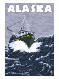 Crab Boat, Alaska Premium Poster