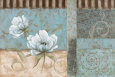 Crystal Blue Peony Lámina por Carol Robinson