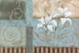 Crystal Blue Lily Konsttryck av Carol Robinson