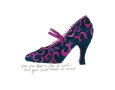 Blue and Pink Shoe, c.1955 Art Print by Andy Warhol