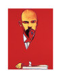 Red Lenin, c.1987 Reproduction d'art par Andy Warhol