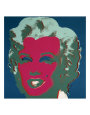 Marilyn, c.1967 (On Peacock Blue, Red Face) Lámina por Andy Warhol