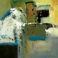 Abstract in Green I Konsttryck av Natasha Barnes