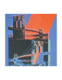 Brooklyn Bridge, c.1983 (pink, red, blue) Art Print by Andy Warhol