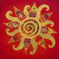 Imágenes abstractas en espiral (arte decorativo) Pósteres