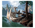 Hobsyllwin and Kume Reproduction d'art par Ciruelo