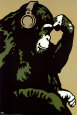 Macaco Pensador poster por Steez