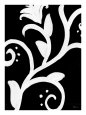 Arte abstracto en blanco y negro (arte decorativo) Pósteres