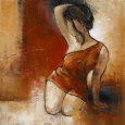 Seated Woman II Lámina por Lanie Loreth