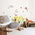 Cartoon Animals Autocollant mural