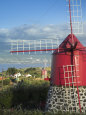 Traditional Windmill, Faial Island, Azores, Portugal