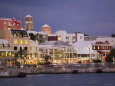 Colourful Pastel Architecture Along Front Street, Hamilton, Bermuda